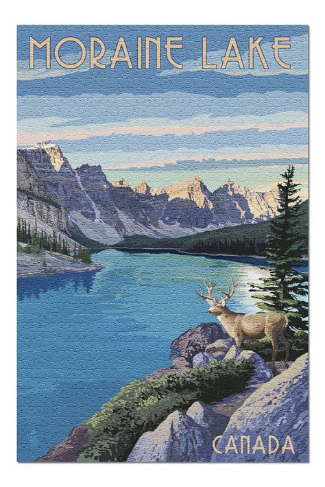 Banff Alberta Canada Moraine Lake 20x30 Premium 1000 Piece Jigsaw