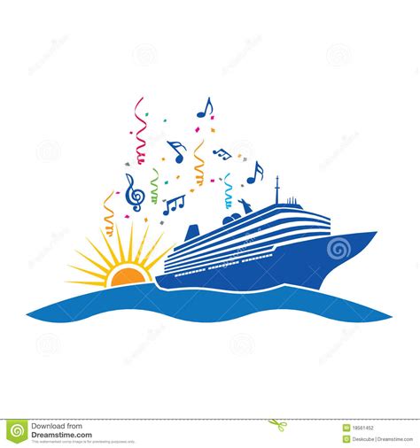 Party Cruise Logo Stock Vector Illustration Of Exotic 18561452