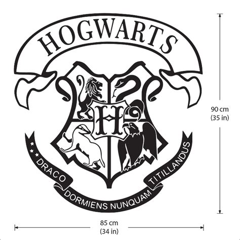 Maybe you would like to learn more about one of these? Hogwarts School Logo Harry Potter Vinyl Wall Art Decal