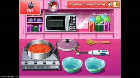 Usa el ratón para seguir las instrucciones de sara. Cocina con Sara | Pizza de San Valentin | HD - YouTube