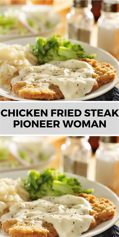 I serve the chicken tenders with cranberry sauce, rice and spinach. Delicious & Tasty Recipes: Chicken Fried Steak - Pioneer ...