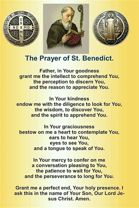 St Benedict Prayer Of Protection Narayanela