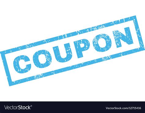 Coupon Rubber Stamp Royalty Free Vector Image Vectorstock