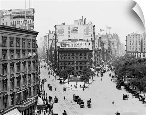 Vintage Photograph Of Broadway And Fifth Avenue New York City In 2021