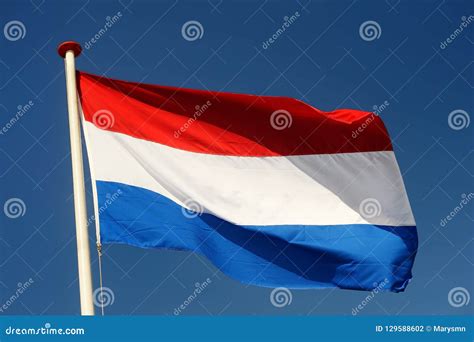 Netherlands Flag Stock Photo Image Of Material Background 129588602