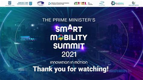 Smart Mobility Summit 2021 Youtube