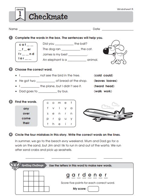 Grade 4 English Resources Printable Worksheets Topic Figurative