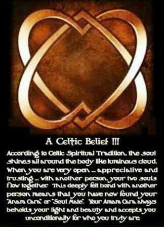 It's so beautiful.words seems meaningless when you have a tattoo like this. Couple Tattoo - Celtic belief of soulmates… | Celtic ...