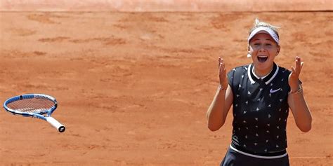 French Open Teen Sensation Amanda Anisimova Stuns Simona Halep To Reach Semis The New Indian