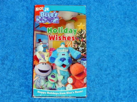Nick Jr Blues Clues Blues Room Holiday Wishes Vhs On Popscreen