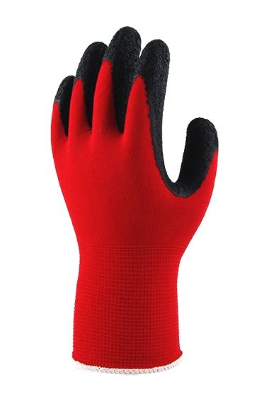 Red Latex Dipped Glove 3 Pairs Per Pack Medium Gloves Gloves
