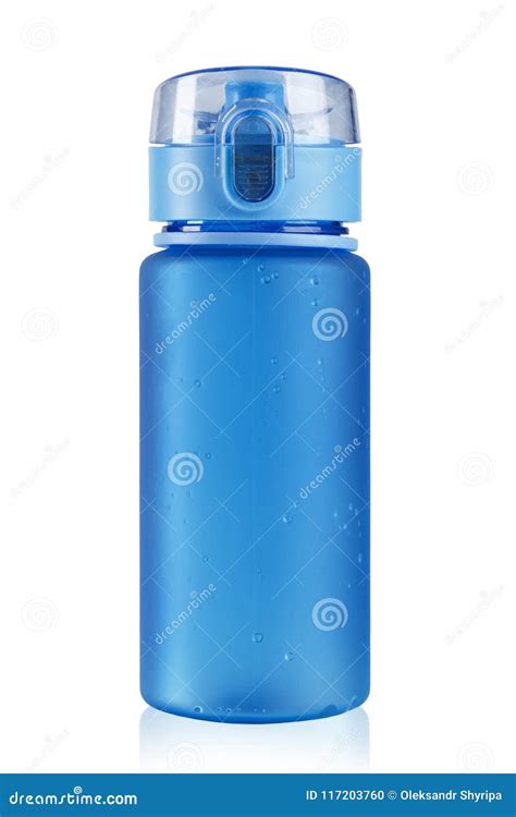 Blue Water Bottle Stock Photo Image Of Liquid Container 117203760