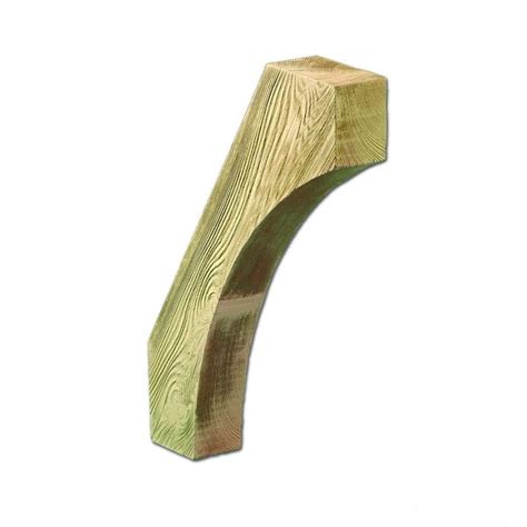 Fypon 5 14 In X 18 In X 24 In Polyurethane Wood Grain Texture Knee