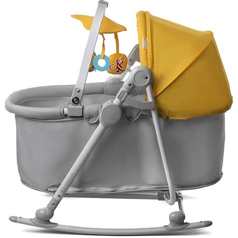 Kinderkraft Unimo 5 In 1 Cradle Yellow Baby Nursery Decor Baby