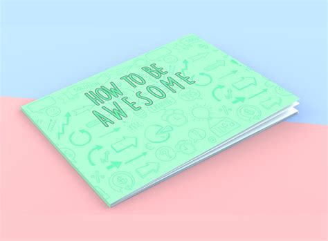 Download Landscape Booklet Mockup | Mockup World