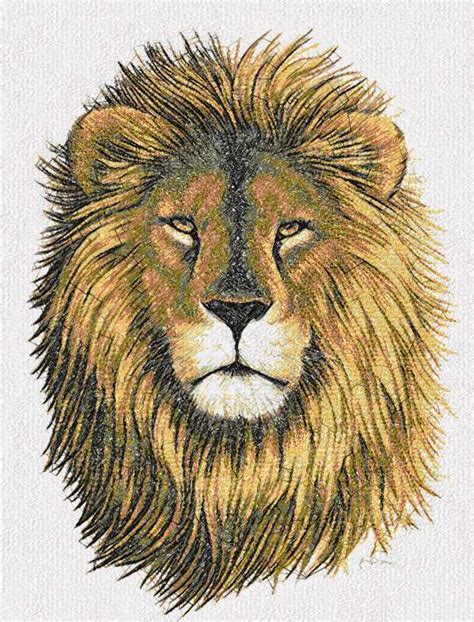 Lions Photo Stitch Free Embroidery Design 15 Free Embroidery Designs