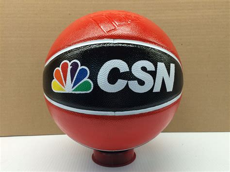 Custom Hand Painted Basketball For Comcast Sports Network What An