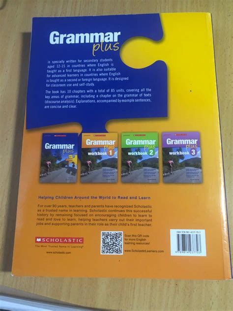 Scholastic Grammar Plus With Answer Key Hobbies Toys Books