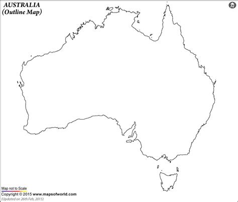 Blank Map Of Australia Outline Map Of Australia Australia Map Map