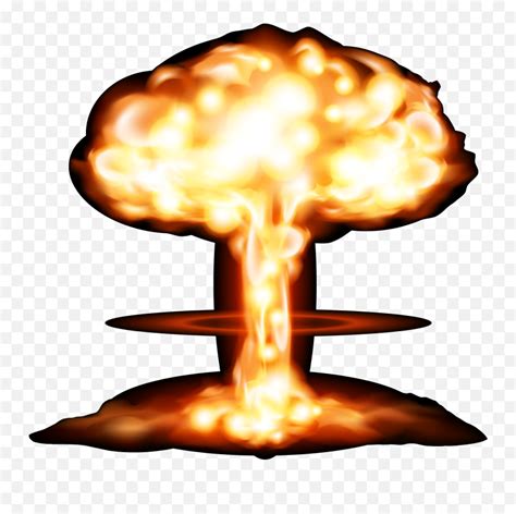 Mushroom Cloud Explosion Clipart Cartoon Mushroom Cloud Free Emoji
