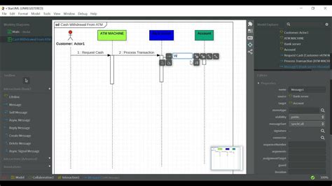 How To Draw Sequence Diagram In Staruml Youtube