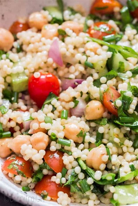 Mediterranean Couscous With Chickpeas Moroccan Couscous Recipe The