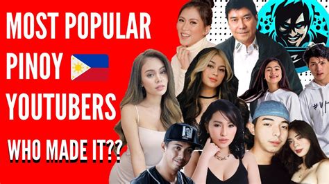 pinakasikat na vloggers sa pilipinas sino sino sila l top 20 2020 youtube