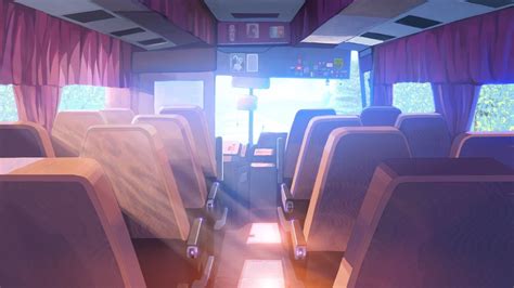 Brown Bus Interior Illustration Buses Sunlight Everlasting Summer