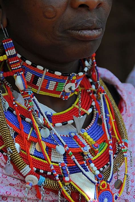 African Masai Beaded Jewelry Traditional African Beadwork Necklaces
