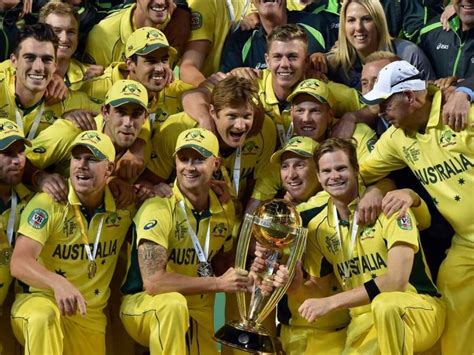 President Mukherjee Pm Modi Congratulate Australia For World Cup Win