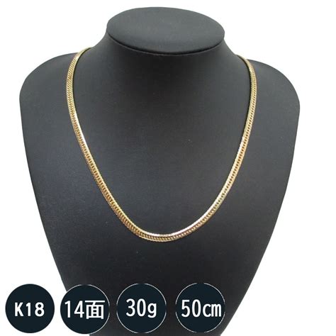 JEWELRY TSUTSUMI ジュエリー ツツミ K18YG喜平ネックレス（W6面） 50cm 31g | www.mj-company