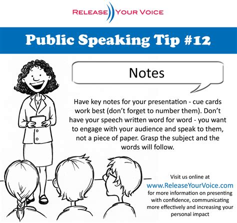 Public Speaking Tip #12 - Notes | Public speaking tips, Public speaking quotes, Public speaking