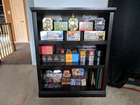 Finally Put Together A Bookshelf Display For My Pokemon Cards More