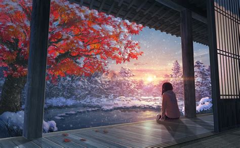 Maybe you would like to learn more about one of these? fall, Snow, Japanese Maple, Forest, Lake Wallpapers HD ...
