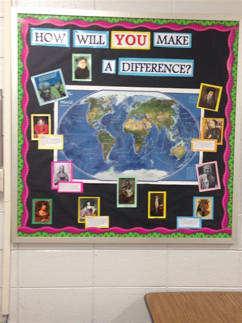 Bulletin Board I Put Up In My Classroom This Year For My High School