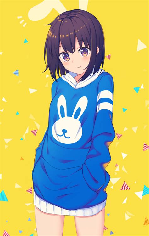 Anime Picture Original Kawami Nami Single Tall Image Blush