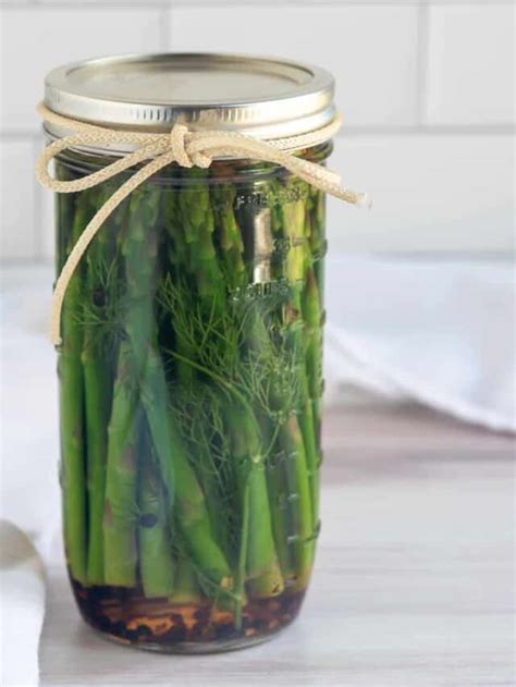 Quick And Easy Pickled Asparagus Biscuits And Burlap