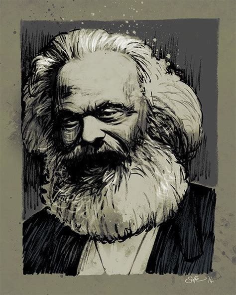 Karl Marx Art Print 10x8 By Mygrimmbrother On Etsy Art Sketchbook