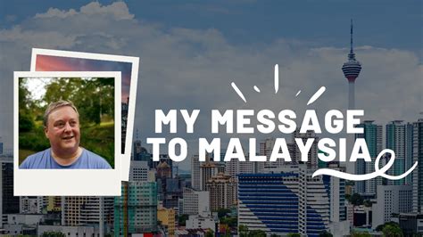 The application has to be sponsored by a malaysian citizen. A Foreigners Message to Malaysia - YouTube