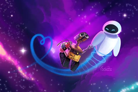 Wall E And Eve Valentines Day By Tsaoshin On Deviantart Wall E And