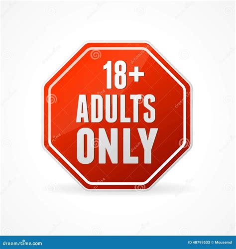 Vector Round Icon Of 18 Sign On White Stock Vector Image 48799533