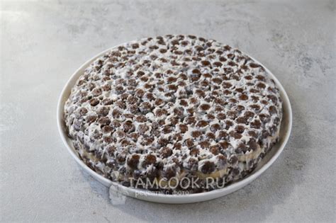 Торт из сухого завтрака шоколадных шариков рецепт с фото пошагово