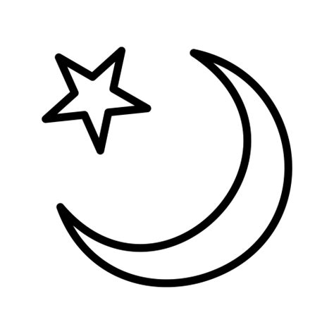 Free Crescent Icon Of Line Style Available In Svg Png Eps Ai