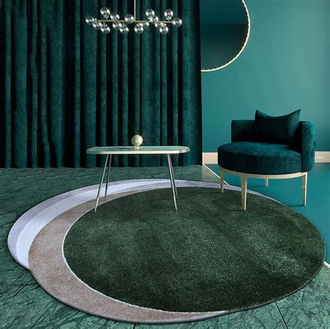 Cool Rugs Creative Design Irregular Round Carpet For Living Room