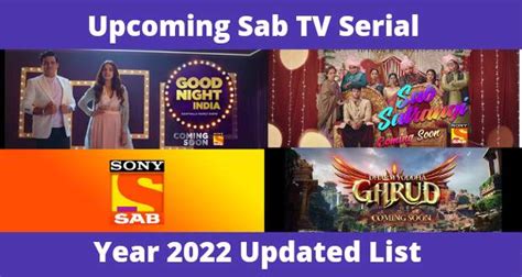 Sab Tv Upcoming Serials 2022 List Latest Hindi Serial New Shows Series Update