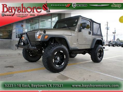 Buy Used Jeep Wrangler Soft Top Automatic In Baytown Texas United States For Us