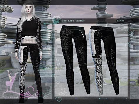 The Sims Resource Dsf Pant Cronus Punk Outfits Clothes Female