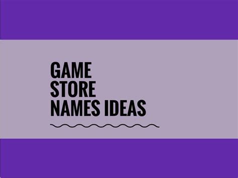 1200 Cool Gaming Names Ideas Generator Video Infographic