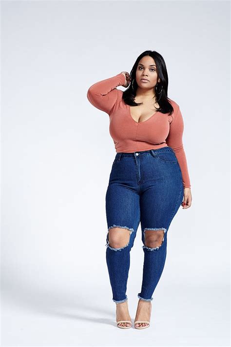 High Waisted Jeans For Plus Size Women Where Womans Clothes Stores