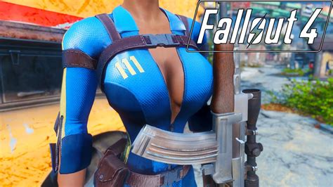 Fallout 4 Mod Review 27 Curvy Girls In Slooty Vault Jumpsuits Boobpocalypse Youtube